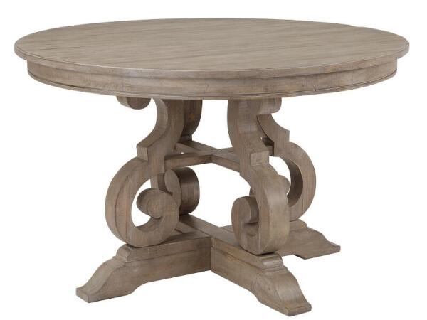 Tinley Park 48″ Round Dining Table Dining Tables Brown