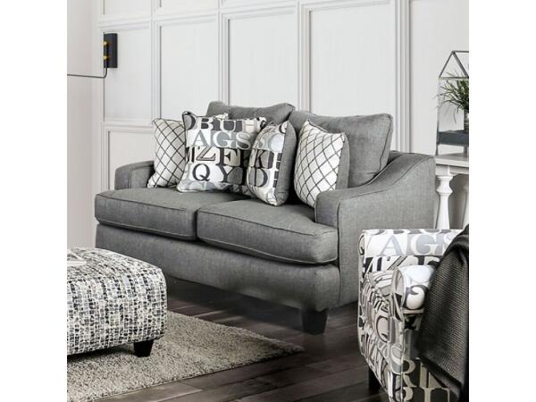 Verne Love Seat Loveseats Bluish Gray