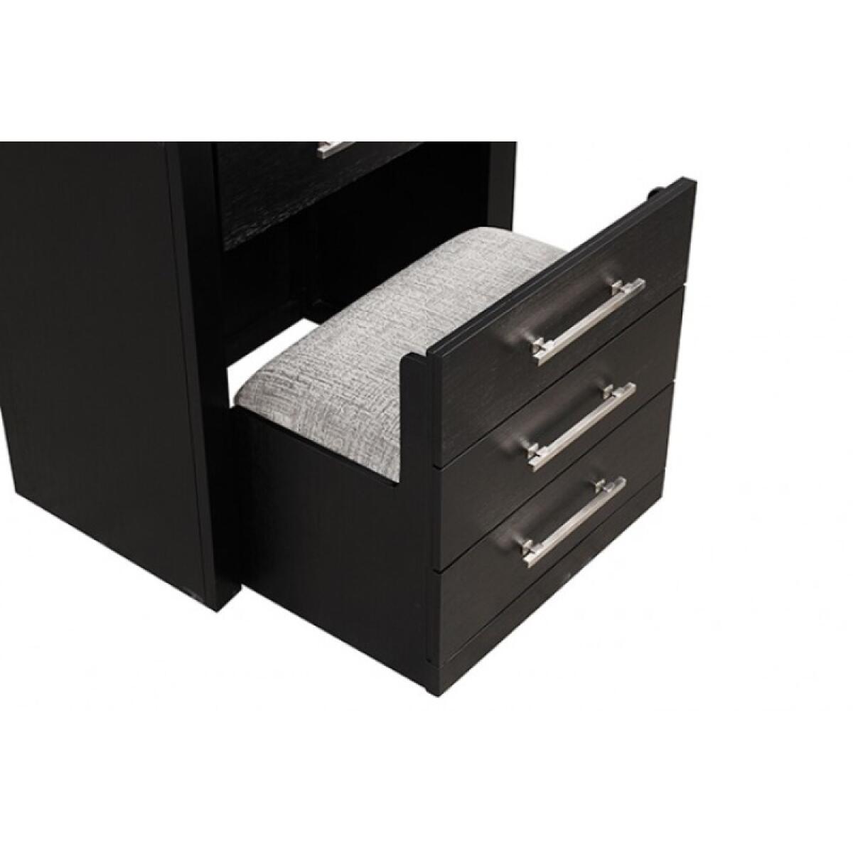 Ashbourne Bedside Vanity Set w/ Stool - Image 6