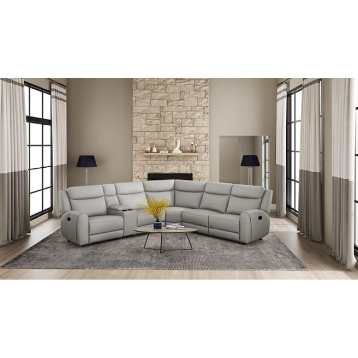 Jacobus Motion Sectional Sectionals Furniture of America 5