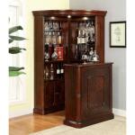 Voltaire Corner Curio Dining Storage Brown 10