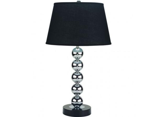 Opal Table Lamp (2/Box) Lighting Black