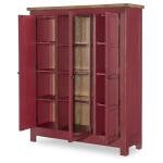 Pie Safe Dining Storage Barnwood Oak And Spiced Apple 17