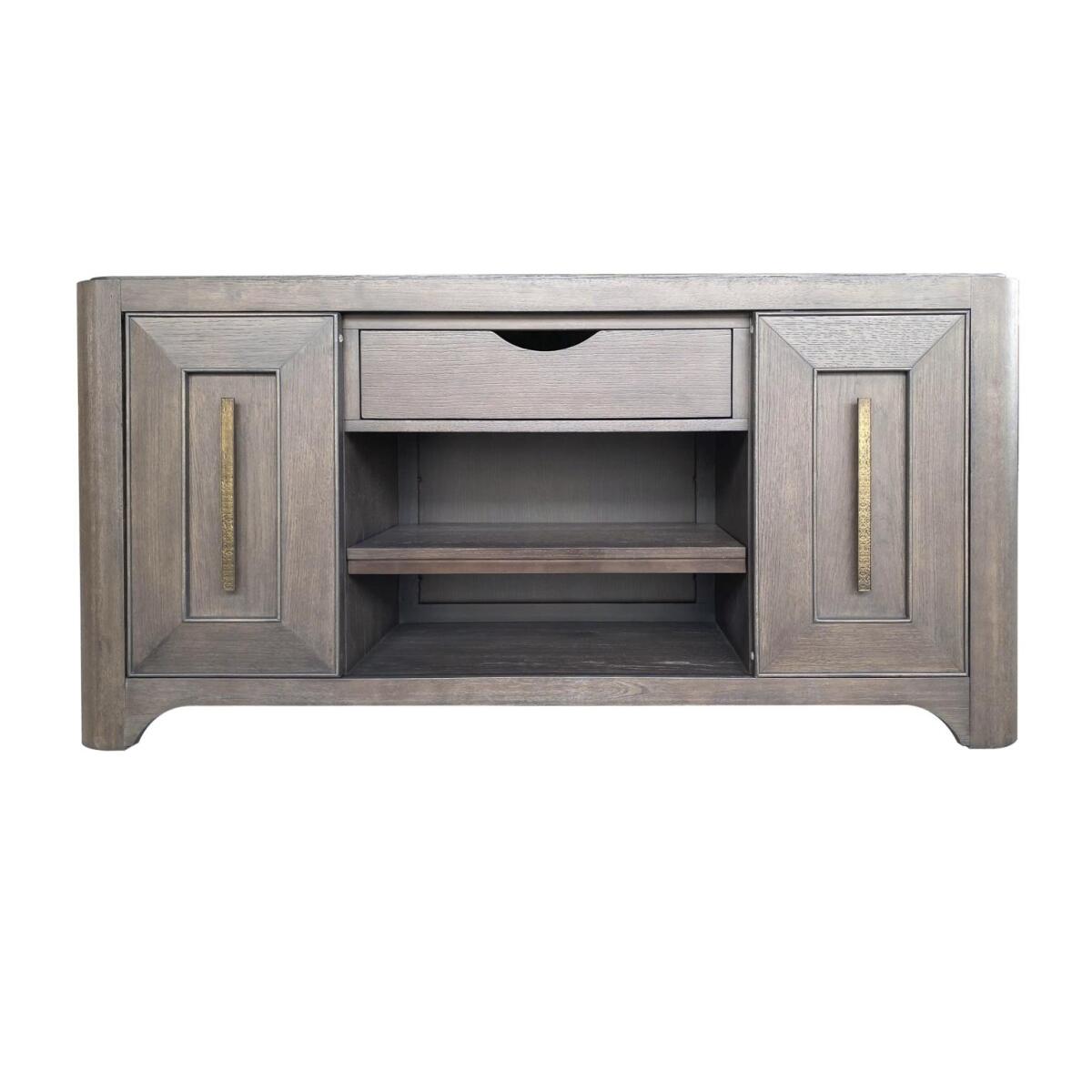 60 Inch Media Console Entertainment Stands Brown 6