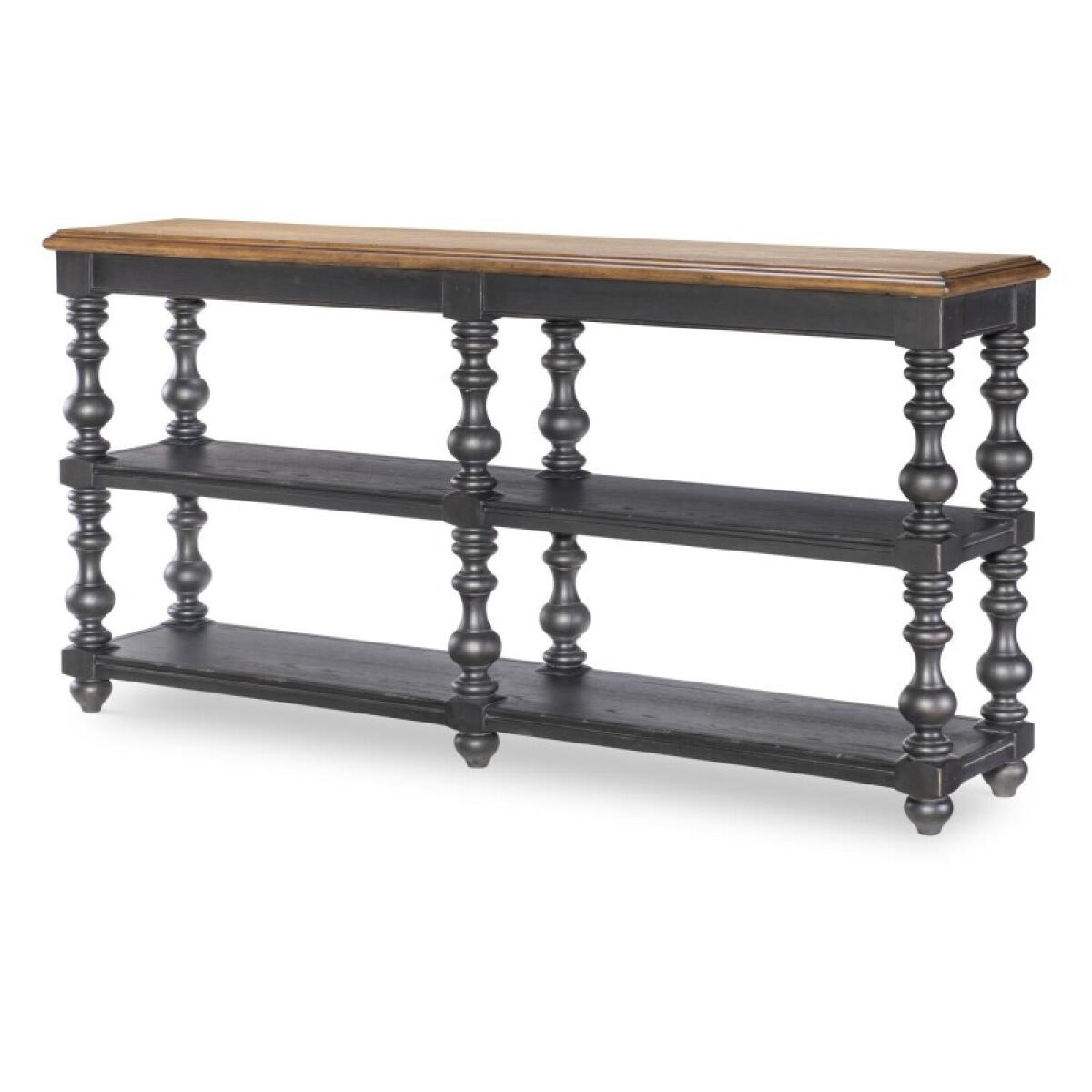 Turned Bobbin Leg Console Table - Image 2