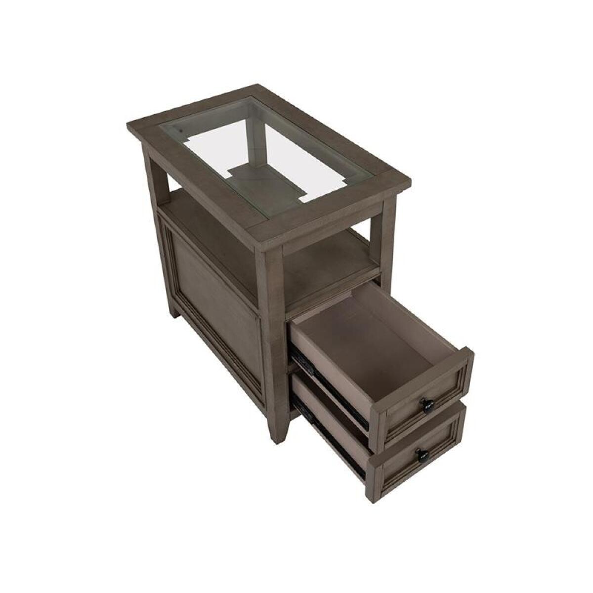 Paxton Place Chairside End Table End tables Brown 9