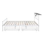 Nicoli Queen Metal Bed With Underbed Storage - Image 7