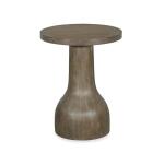 Bosley Lt. Brown Wood Round Accent Table Base SU