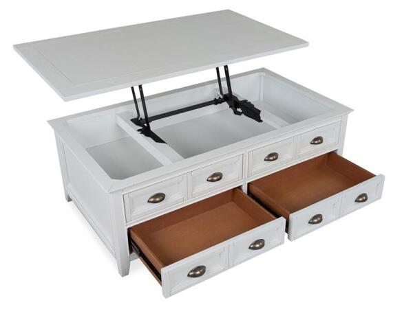 Heron T4400-50 Lift Top Storage Cocktail Table w/Casters - Image 9