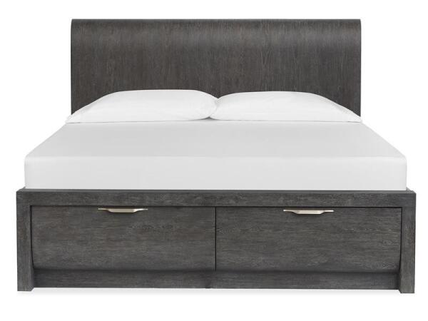 Kinsley Complete Queen Panel Storage Bed Beds Beds