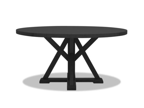 Complete Round Pedestal Table Dining Sets Black