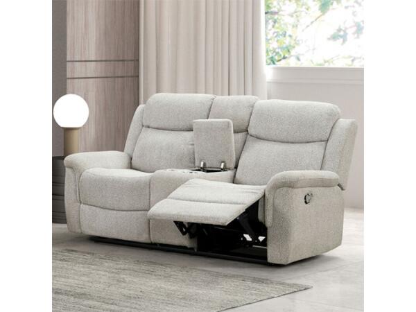 Sandbach Manual Reclining Loveseat With Console Loveseats Cream