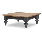 Turned Bobbin Leg Console Table Console Tables Barnwood Oak And Kettle Black