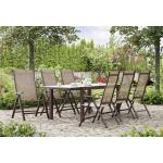 Monza Adjustable Chairs (2/CTN) Outdoor Chairs Brown 9