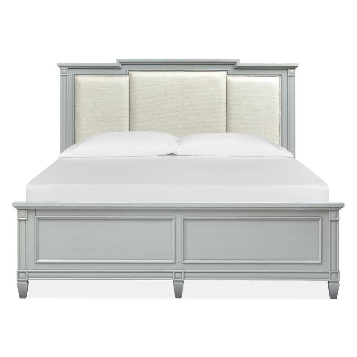 Glenbrook Complete Queen Panel Bed w/Upholstered Headboard - Image 2
