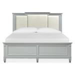 Glenbrook Complete Queen Panel Bed w/Upholstered Headboard