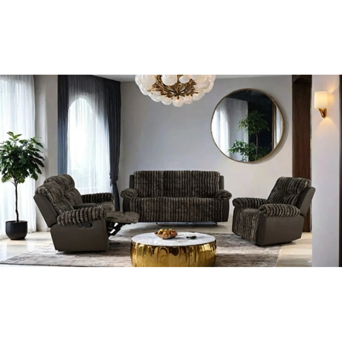 Dionysus Manual Reclining Loveseat - Image 3