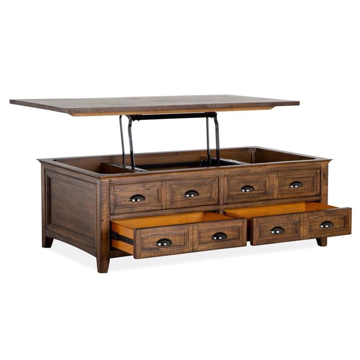 Bay Creek Lift Top Storage Cocktail Table w/Casters - Image 13