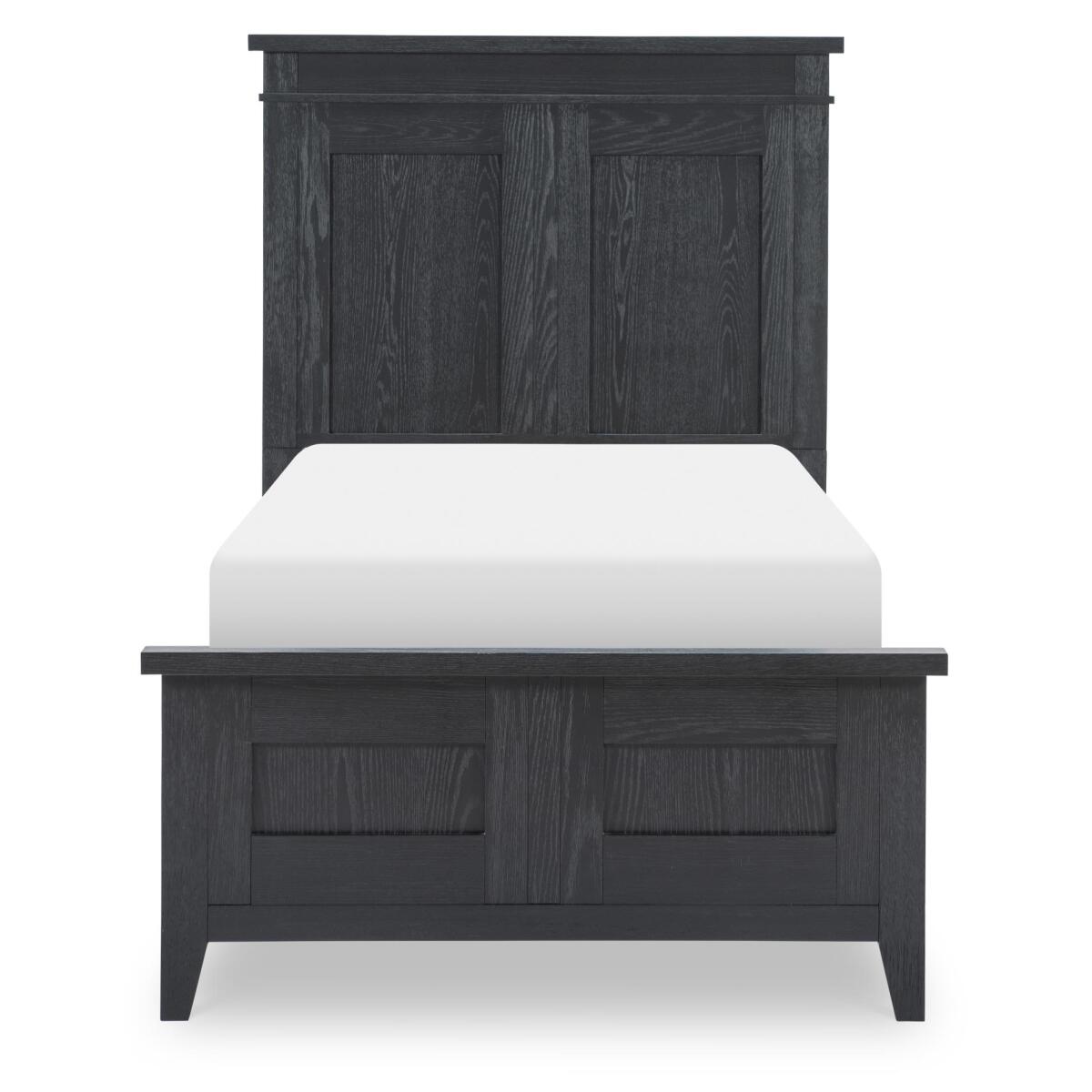Complete Panel Bed Twin 3/3 Blacksmith Youth Beds Black 5