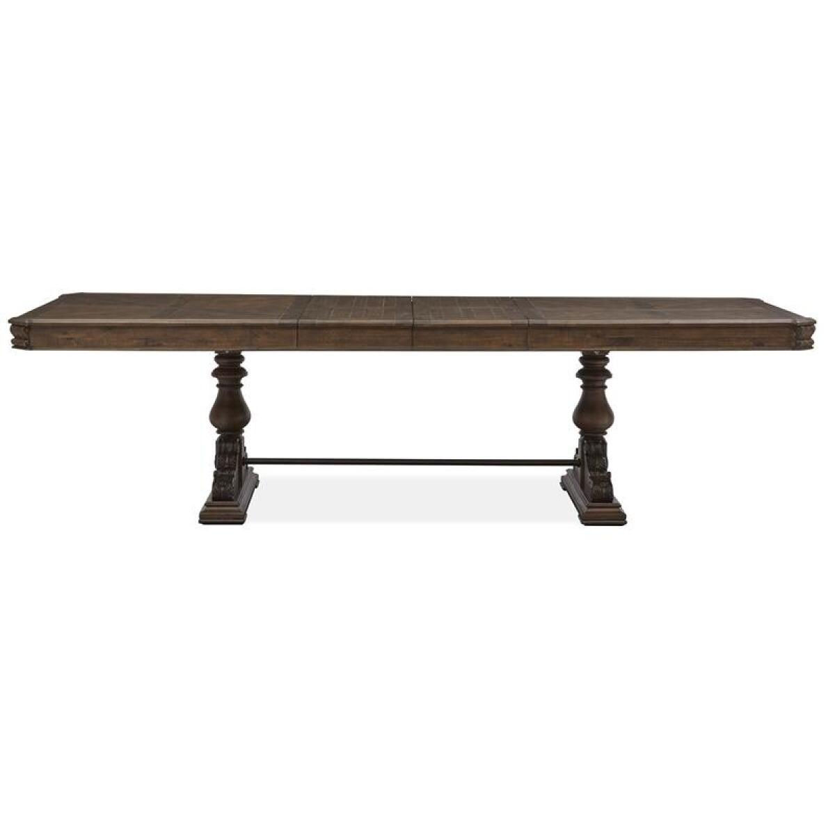Durango Trestle Dining Table Dining Tables Brown 6