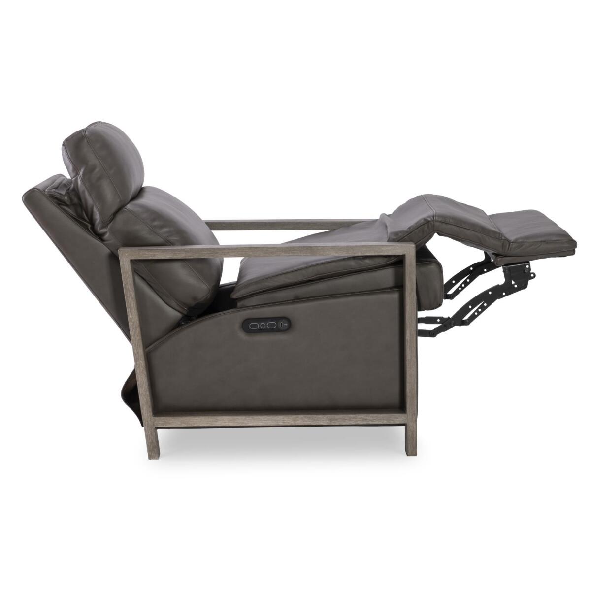 Wood Arm Recliner - Image 3