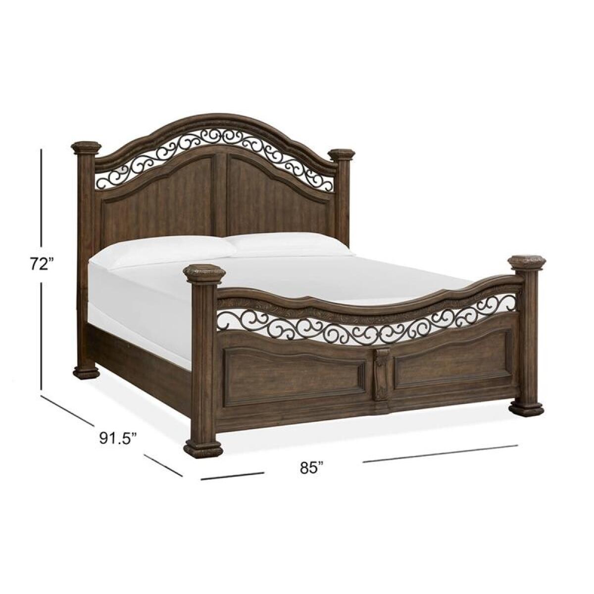 Durango B5133-64 Complete King Panel Bed - Image 6
