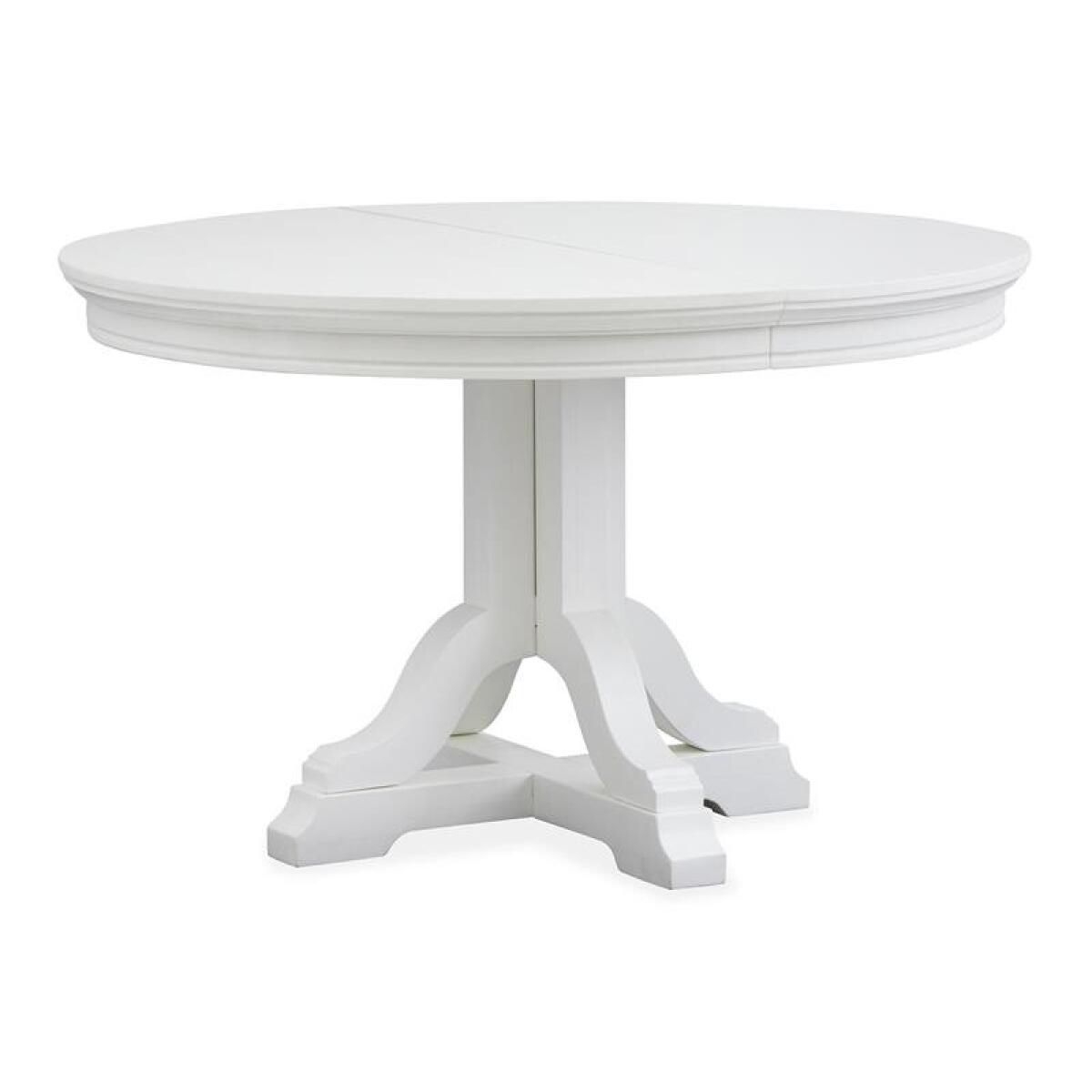 4899af127961cf488324ca7cecf3444a Charleston 48" Round Dining Table - White - Image 1