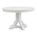 Charleston 48" Round Dining Table - White