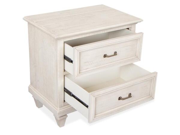 Newport Drawer Nightstand Nightstands Alabaster 17