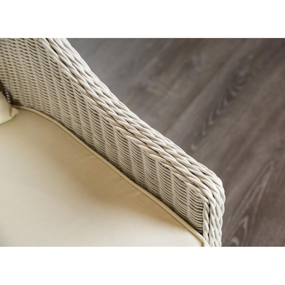 Tomohon Swivel Wicker Chair Outdoor Chairs Cream 5