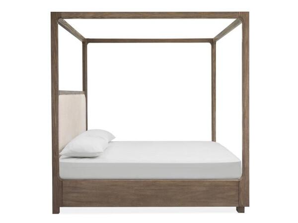 Westbourne B5888-76 Cal.King Poster Bed w/Upholstered Headboard - Image 5