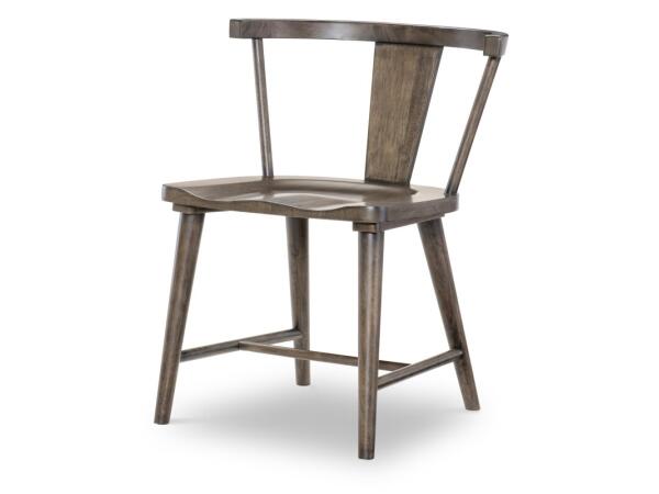 Splat Back Side Chair Chairs & Benches Brown