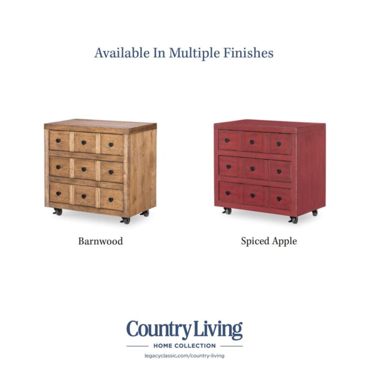 Nightstand 3 Drw W/ Casters Nightstands Legacy Classic Furniture 8