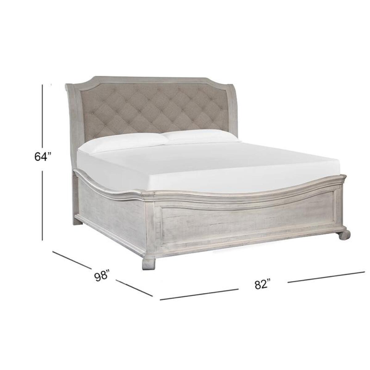 Bronwyn B4436-63B King Sleigh Bed w/Shaped Footboard - Image 3