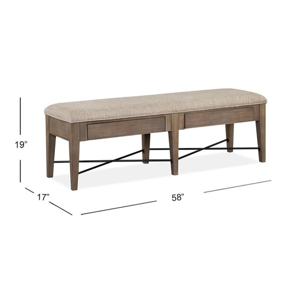 Paxton D4805-68 Bench w/Upholstered Seat - Image 11
