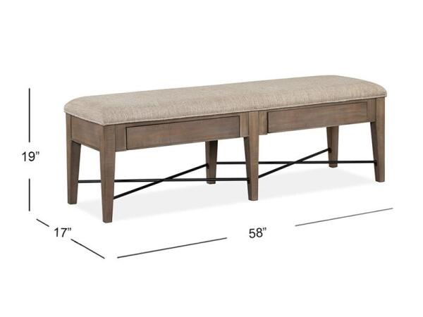 Paxton D4805-68 Bench w/Upholstered Seat - Image 11