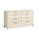 Double Drawer Dresser Dressers Cream 12