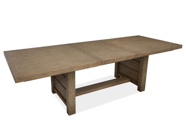 Plum D5768-21 Trestle Dining Table - Image 8