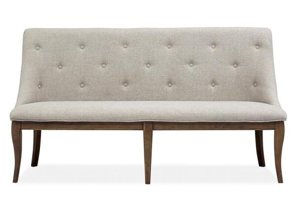 Roxbury D5011-78 Bench w/Upholstered Seat & Back - Image 3