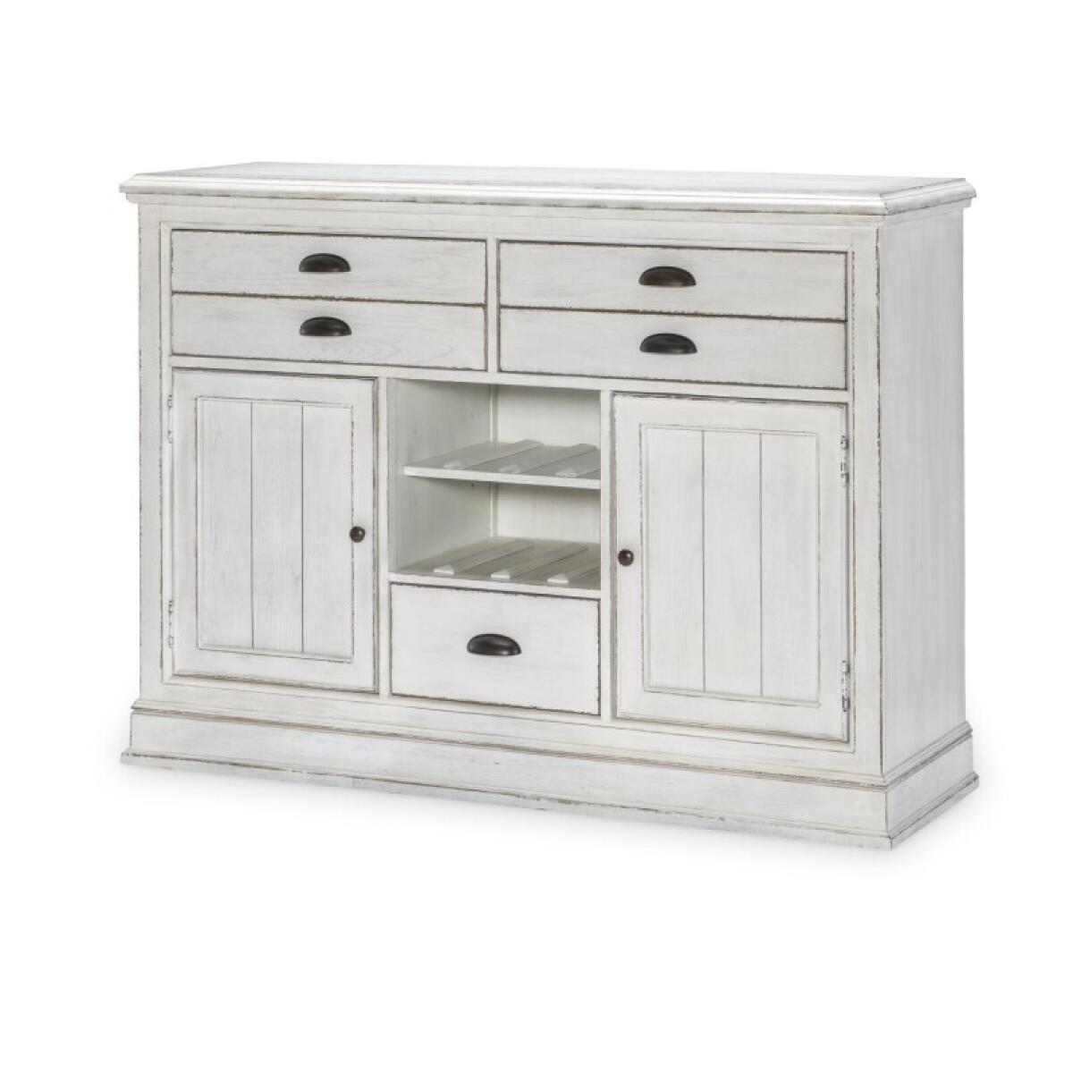 Credenza Dining Storage Aged White 4