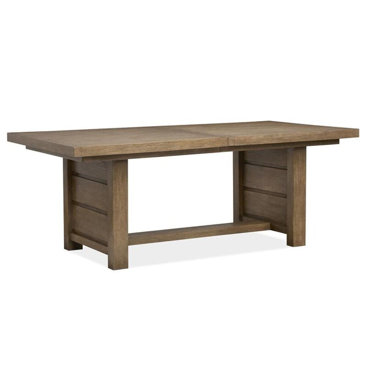 Plum D5768-21 Trestle Dining Table - Image 2