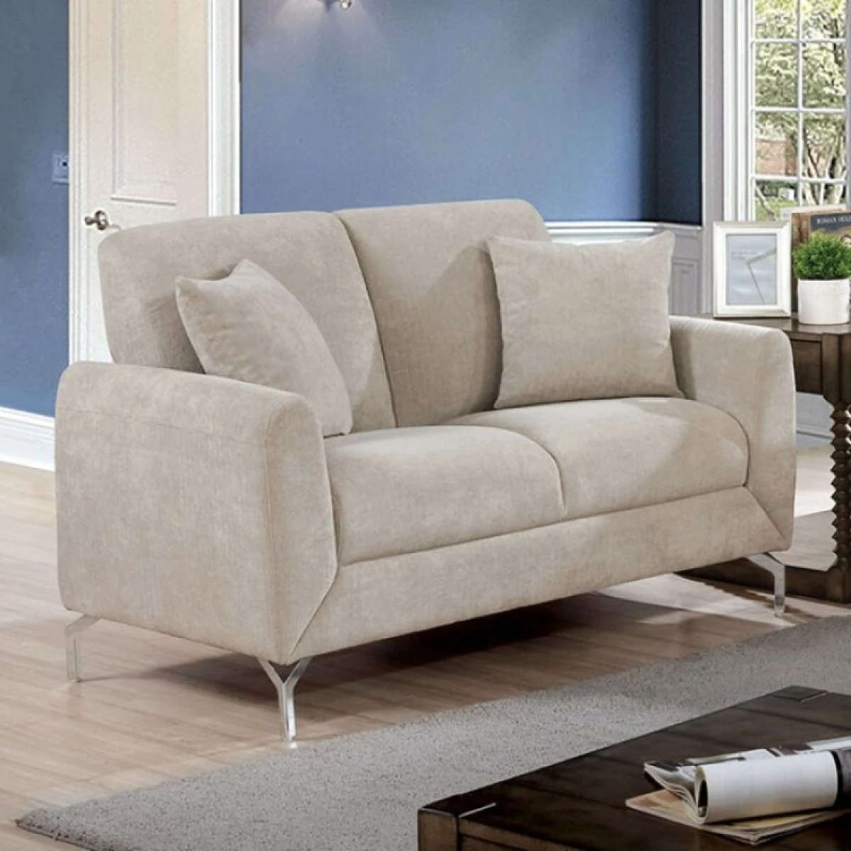 Lauritz Loveseat Loveseats Furniture of America 4