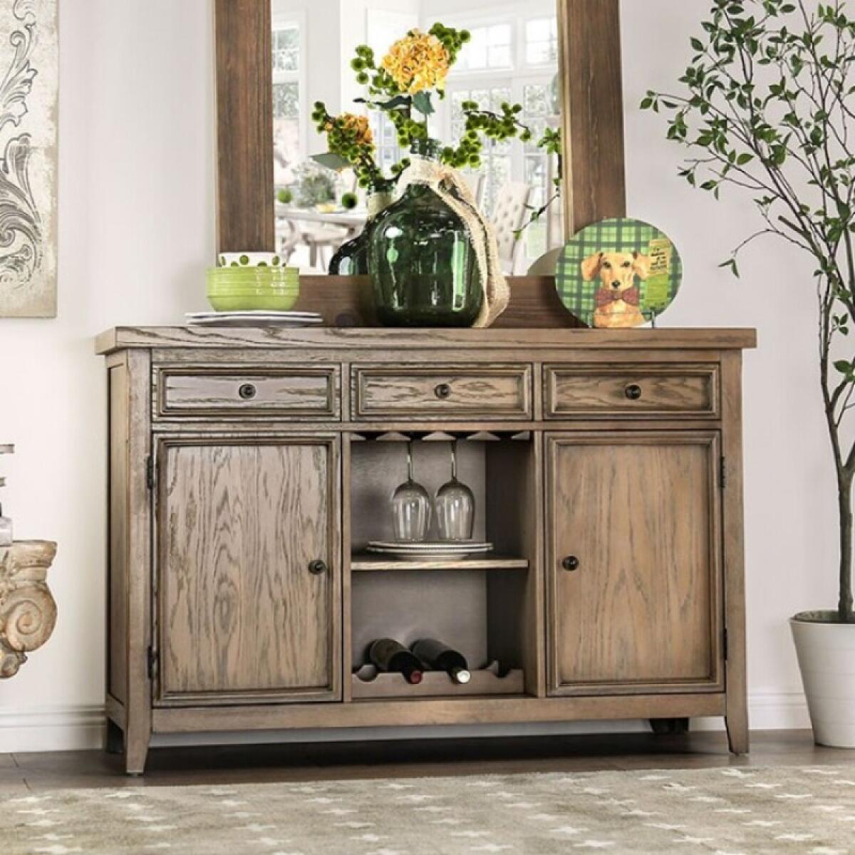 Patience Server Dining Storage Brown 4