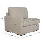 Refuge Sofa, Left Arm Facing, Sand - Image 12