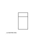 Fluted Wood Bookcase With Standard Features - Not Shown