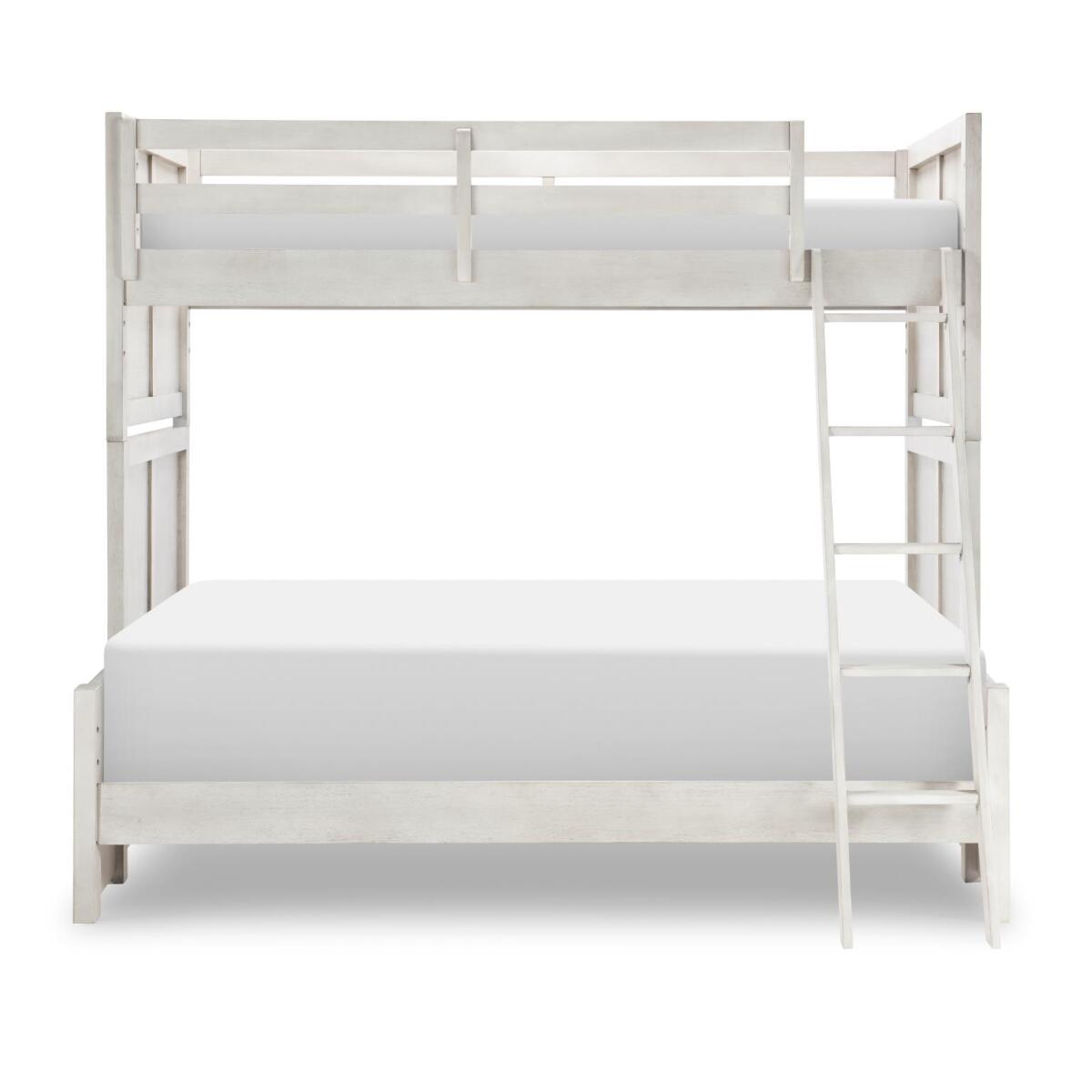 Complete Twin Over Full Bunk Bed Stone Path Gray Finish Youth Beds Legacy Classic Furniture 8