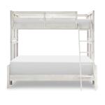 Complete Twin Over Full Bunk Bed Stone Path Gray Finish Youth Beds Legacy Classic Furniture 16