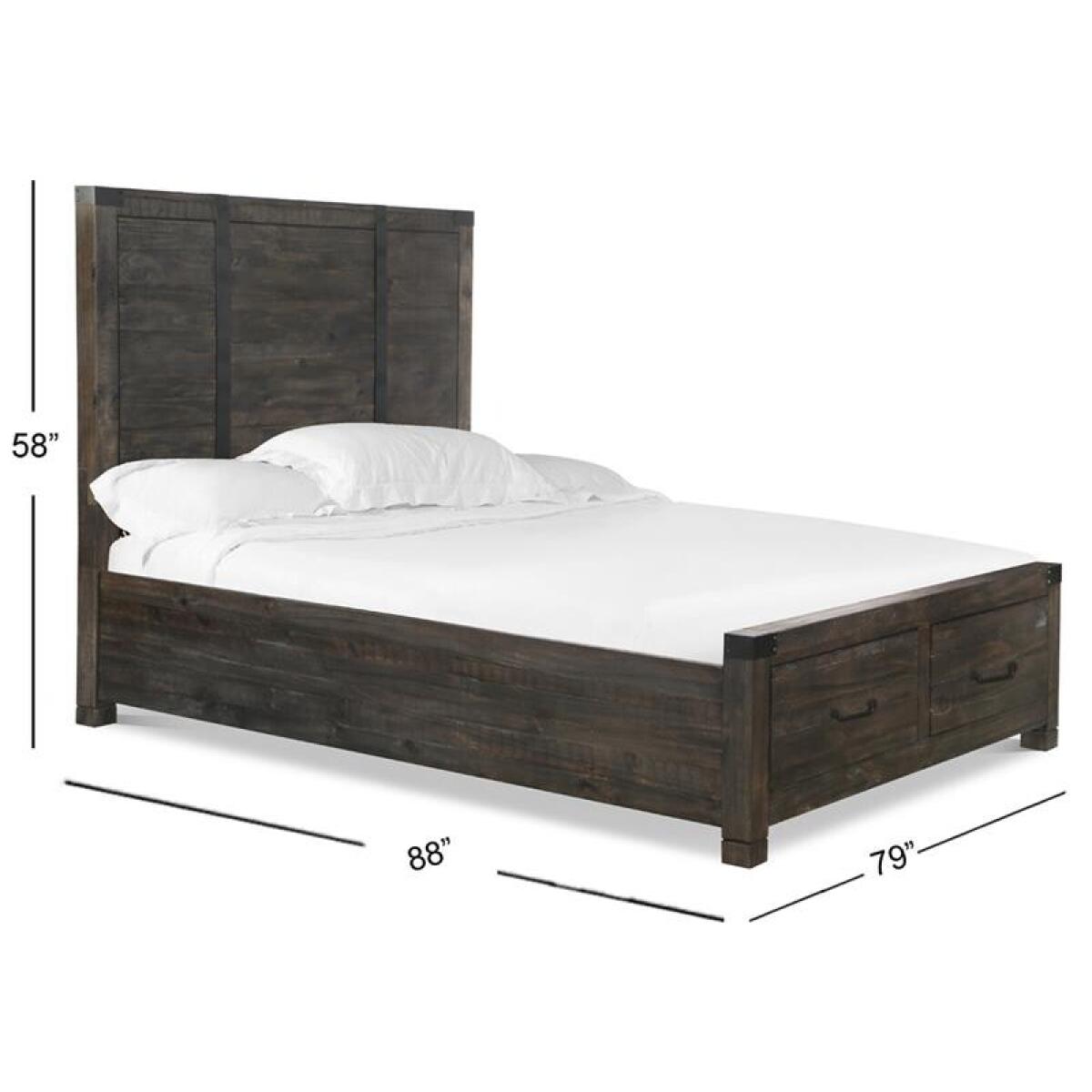 Abington Complete King Panel Storage Bed - Image 4