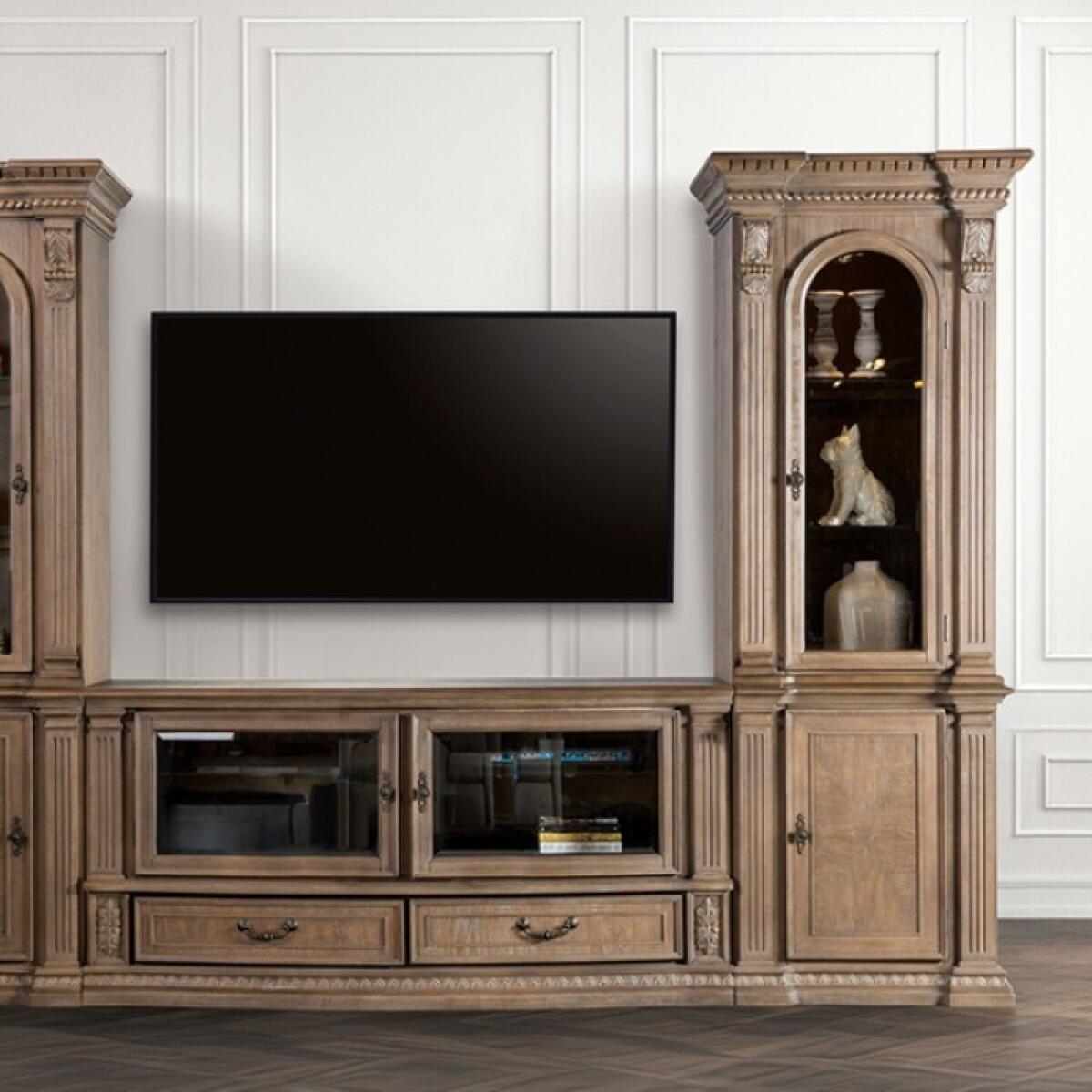 Seven Oaks Entertainment Center Entertainment Stands Brown 4