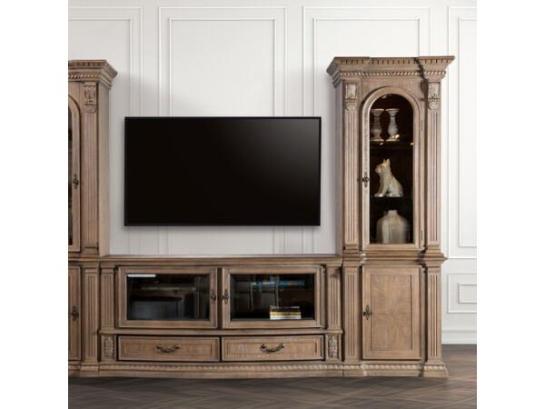 Seven Oaks Entertainment Center Entertainment Stands Brown